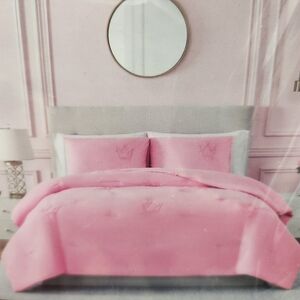 ⚘️ Juicy Couture Pink 3 Piece Bedding Set ⚘️